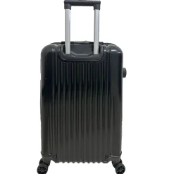 FORTE Banda 3-Piece Hardside Spinner Carry-On Luggage Set, TSA Checkpoint Friendly (F0001-03PC-BLK)<TUCCI Sale