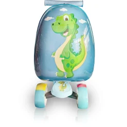 Hardside Carry-On Suitcase, 3-Wheeled Spinner, TSA Checkpoint Friendly (T0529-HAPPYDINO)<TUCCI Best