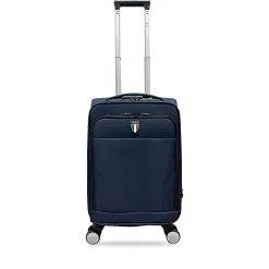Hardside Carry-On Suitcase, 4-Wheeled Spinner, TSA Checkpoint Friendly (T0473-20in-BLU)<TUCCI Hot