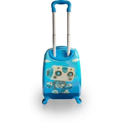 Hardside Carry-On Suitcase, 4-Wheeled Spinner, TSA Checkpoint Friendly (T0497-RoboKid)<TUCCI Clearance