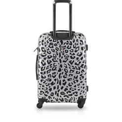 Hardside Spinner Carry-On Luggage Set, TSA Checkpoint Friendly Animal Print (T0158-03PC-WNTR)<TUCCI Best