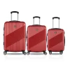 Hardside Spinner Carry-On Luggage Set, TSA Checkpoint Friendly, Burgundy (T0269-03PC-BGDY)<TUCCI Clearance