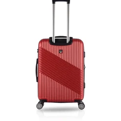 Hardside Spinner Carry-On Luggage Set, TSA Checkpoint Friendly, Burgundy (T0269-03PC-BGDY)<TUCCI Clearance