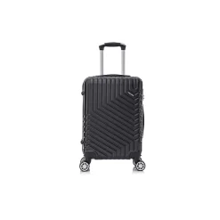 Hardside Spinner Carry-On Luggage Set, TSA Checkpoint Friendly (S0567-03PC-BLK)<TUCCI