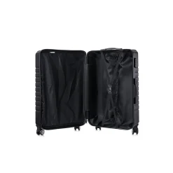 Hardside Spinner Carry-On Luggage Set, TSA Checkpoint Friendly (S0567-03PC-BLK)<TUCCI
