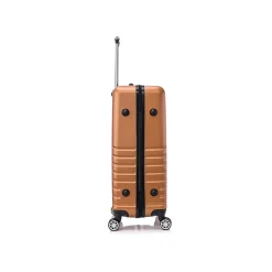 Hardside Spinner Carry-On Luggage Set, TSA Checkpoint Friendly, Bronze Gold (S0567-03PC-BRGL)<TUCCI Best