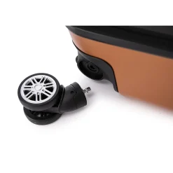 Hardside Spinner Carry-On Luggage Set, TSA Checkpoint Friendly, Bronze Gold (S0567-03PC-BRGL)<TUCCI Best