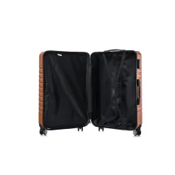 Hardside Spinner Carry-On Luggage Set, TSA Checkpoint Friendly, Bronze Gold (S0567-03PC-BRGL)<TUCCI Best