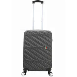 Hardside Spinner Carry-On Luggage Set, TSA Checkpoint Friendly, Charcoal (T0533-04PC-CHL)<TUCCI Outlet