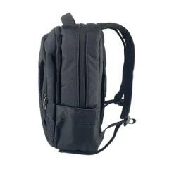 TUCCI Laptop Backpack, Medium, Black (T0574)