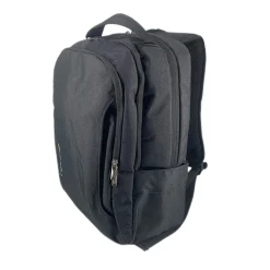 TUCCI Laptop Backpack, Medium, Black (T0574)