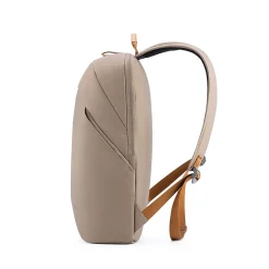 TUCCI Laptop Backpack, Medium, Beige (T0587)