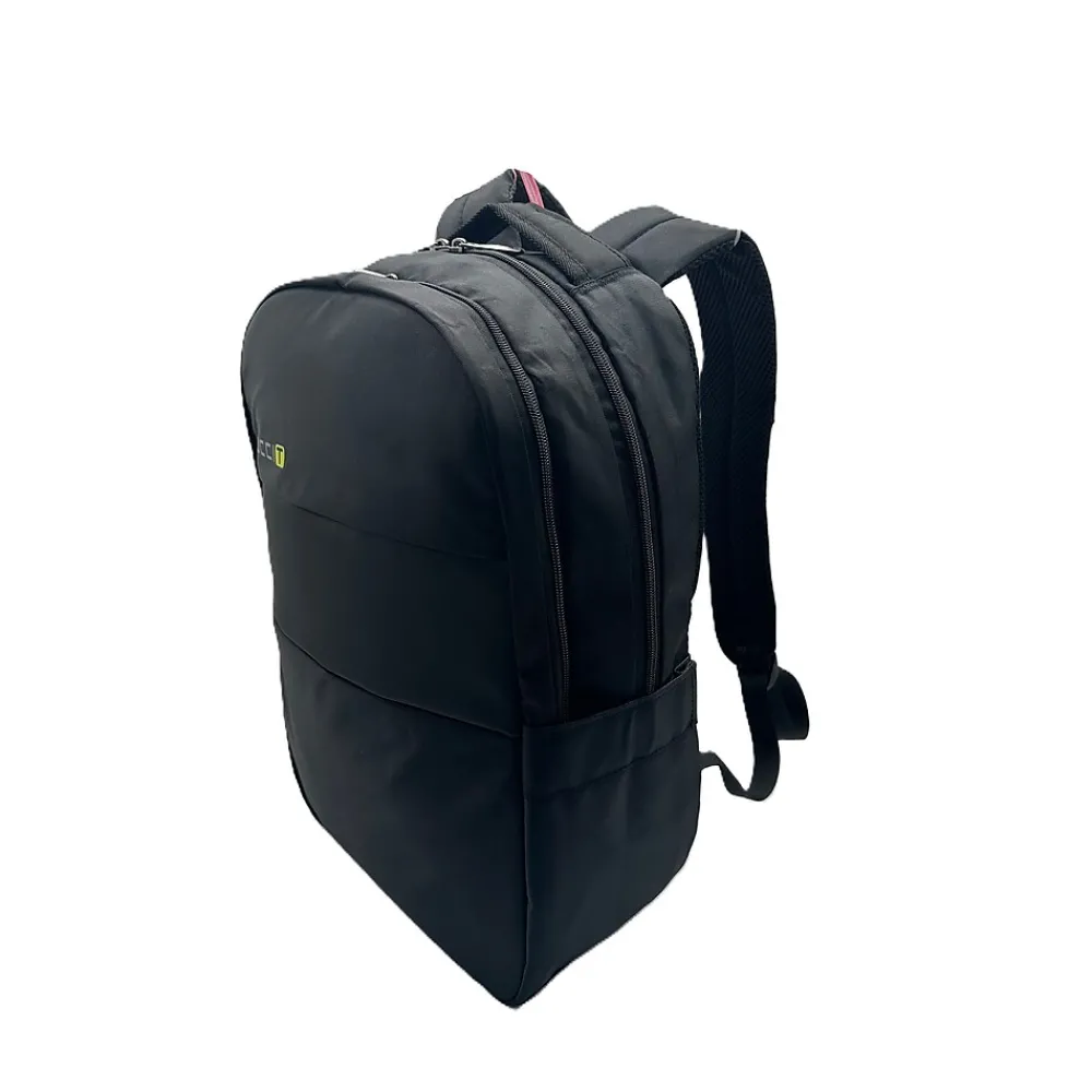 TUCCI Laptop Backpack, Medium, Black (T0563)