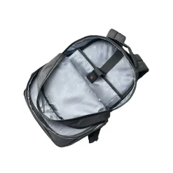 TUCCI Laptop Backpack, Medium, Black (T0563)