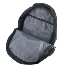 TUCCI Laptop Backpack, Medium, Black (T0565)