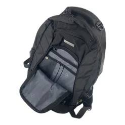 TUCCI Laptop Backpack, Medium, Black (T0565)