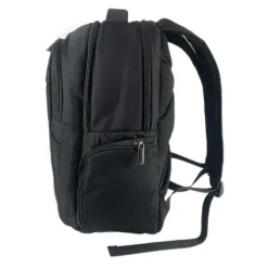 TUCCI Laptop Backpack, Medium, Black (T0571)
