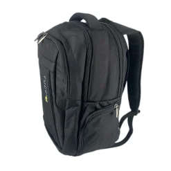 TUCCI Laptop Backpack, Medium, Black (T0571)