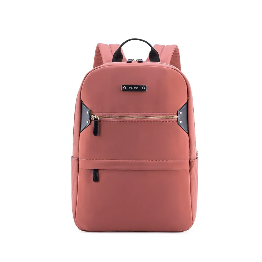 TUCCI PeakPulsePack Laptop Backpack, Medium, Red (T0632)