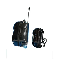 Penguin 2-Piece Hardside Carry-On Luggage Set with Wheels, TSA Checkpoint Friendly, Black (T0378-Penguin)<TUCCI Sale