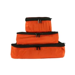 3-Piece Fabric Packing Cube Set, Water Resistant, Burnt Orange (T0553-BRTO)<TUCCI Discount