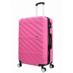 4-Piece Hardside Spinner Carry-On Luggage Set, TSA Checkpoint Friendly, Fushcia (T0533-04PC-FUSH)<TUCCI Sale