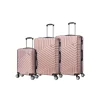 3-Piece Hardside Spinner Carry-On Luggage Set, TSA Checkpoint Friendly, Rose Gold (S0567-03PC-RGD)<TUCCI Clearance