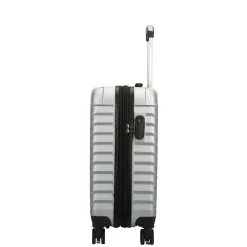2-Piece Hardside Spinner Carry-On Luggage Set, TSA Checkpoint Friendly (T0293-02PC-SLV)<TUCCI Outlet
