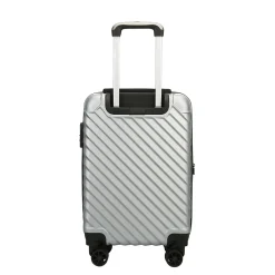 2-Piece Hardside Spinner Carry-On Luggage Set, TSA Checkpoint Friendly (T0293-02PC-SLV)<TUCCI Outlet