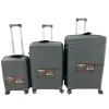3-Piece Hardside Spinner Carry-On Luggage Set, TSA Checkpoint Friendly (S0582-03PC-DGR)<TUCCI