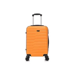 3-Piece Hardside Spinner Carry-On Luggage Set, TSA Checkpoint Friendly, Burnt Orange (S0568-03PC-BRTO)<TUCCI Discount