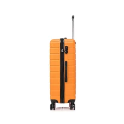 3-Piece Hardside Spinner Carry-On Luggage Set, TSA Checkpoint Friendly, Burnt Orange (S0568-03PC-BRTO)<TUCCI Discount