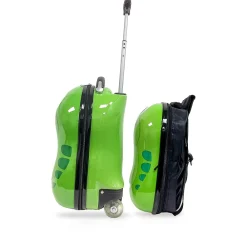 2-Piece Hardside Spinner Carry-On Luggage Set, TSA Checkpoint Friendly, Dinosour (T0381-Dinosour)<TUCCI Discount