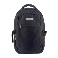 TUCCI SCOUT Laptop Backpack, Medium, Black (T0564)