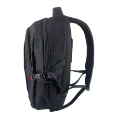 TUCCI SCOUT Laptop Backpack, Medium, Black (T0564)