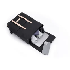 TUCCI SpeedsterPack Laptop Backpack, Medium, Black (T0599)