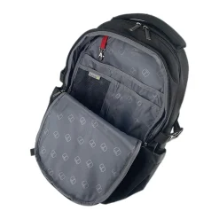 TUCCI SprintRider Laptop Backpack, Medium, Black (T0568)