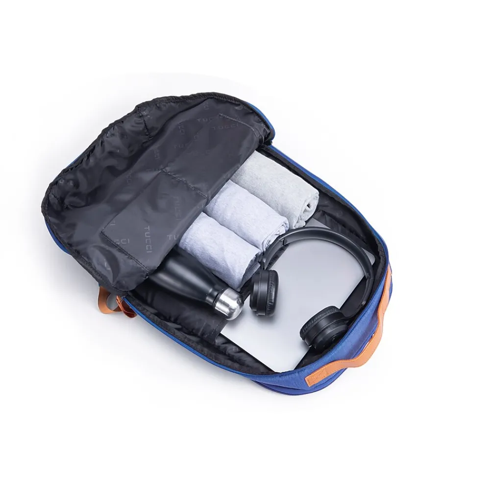 TUCCI SprintSurge Laptop Backpack, Medium, Blue (T0591)