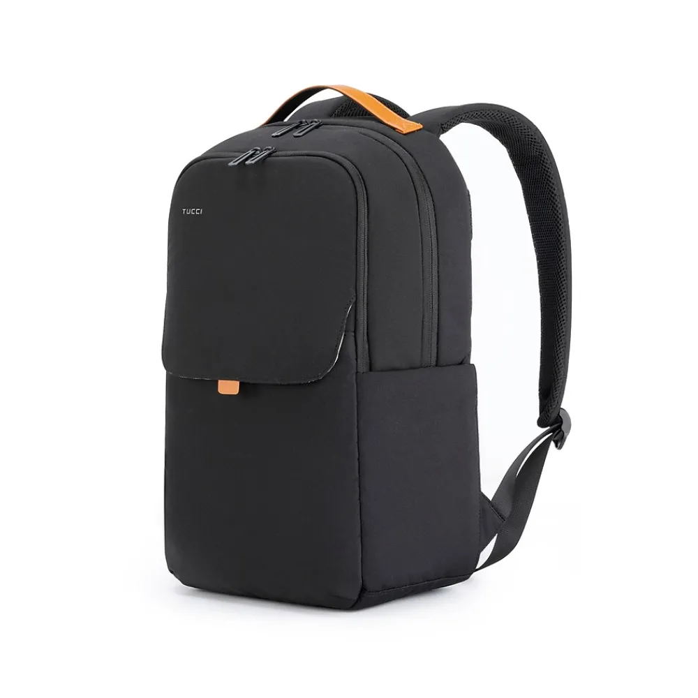 TUCCI SwiftPack Laptop Backpack, Medium, Black (T0634)