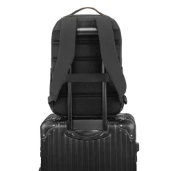 TUCCI SwiftPack Laptop Backpack, Medium, Black (T0634)