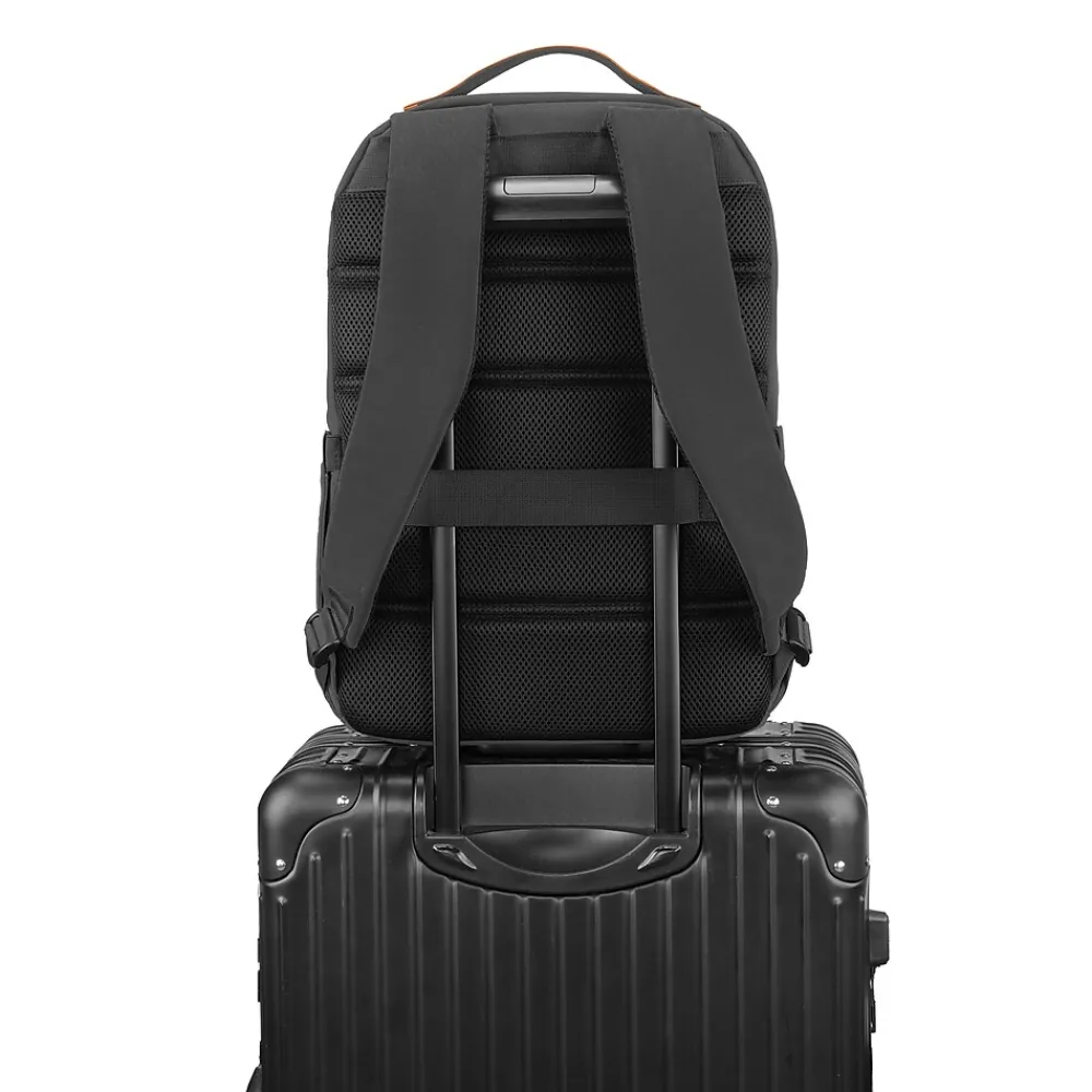 TUCCI SwiftPack Laptop Backpack, Medium, Black (T0634)