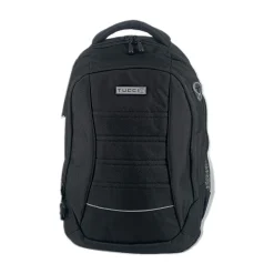 TUCCI TrailBlazer Laptop Backpack, Medium, Black (T0567)