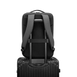 TUCCI TrekTornado Laptop Backpack, Medium, Black (T0593)