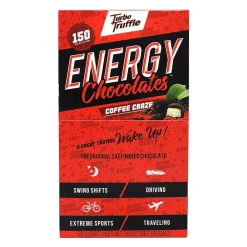Turbo Truffle s Energy Chocolate Truffles Coffee Craze, 50/Pack (220-00986)
