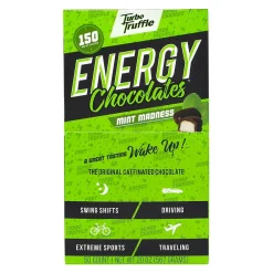 Turbo Truffle s Energy Chocolate Truffles Mint Madness, 50/Pack (220-00987)