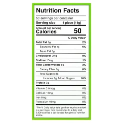 Turbo Truffle s Energy Chocolate Truffles Mint Madness, 50/Pack (220-00987)