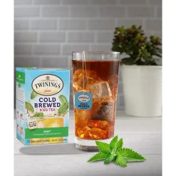 Twinings Cold Brewed Mint Tea Bags, 20/Box (F07413)