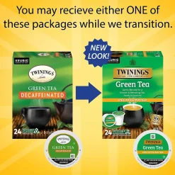 Twinings Decaf Green Tea, Keurig® K-Cup® Pods, 24/Box (TNA90557)