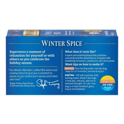 Twinings Decaf Winter Spice Herbal Tea Bags, 20/Box (F07058)