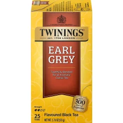 Twinings Earl Grey Tea Bags, 25/Box (TNA51728)
